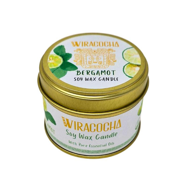 Lift the atmosphere with the wonderfully fresh and citrusy scent of Bergamot.  Lovingly hand poured with natural soy wax and scented with pure Bergamot essential oil. The delightful little candle will fill the room with fresh natural fragrance for up to 20 hours. The perfect little gift