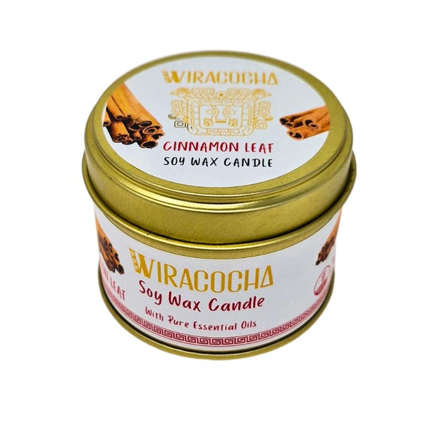 Steam distilled from the leaves of the cinnamon tree; it has a strong, spicy aroma which warms any room.  Lovingly hand poured with natural soy wax and scented with pure Cinnamon Leaf essential oil. The delightful little candle will fill the room with fresh natural fragrance for up to 20 hours.