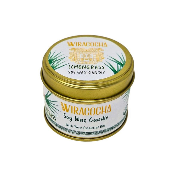Recreate a scenic seaside scene with a fresh Lemongrass fragrance.  Lovingly hand poured with natural soy wax and scented with pure Lemongrass essential oil. The delightful little candle will fill the room with fresh natural fragrance for up to 20 hours.