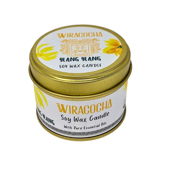 Steam distilled from the yellow flowers of the Cananga tree, the wonderfully sweet, floral aroma of Ylang Ylang along with its physical & mental boosting benefits makes it one of the most popular essential oils around.  Lovingly hand poured with natural soy wax and scented with pure Ylang Ylang essential oil. The delightful little candle will fill the room with fresh natural fragrance for up to 20 hours. A Perfect gift