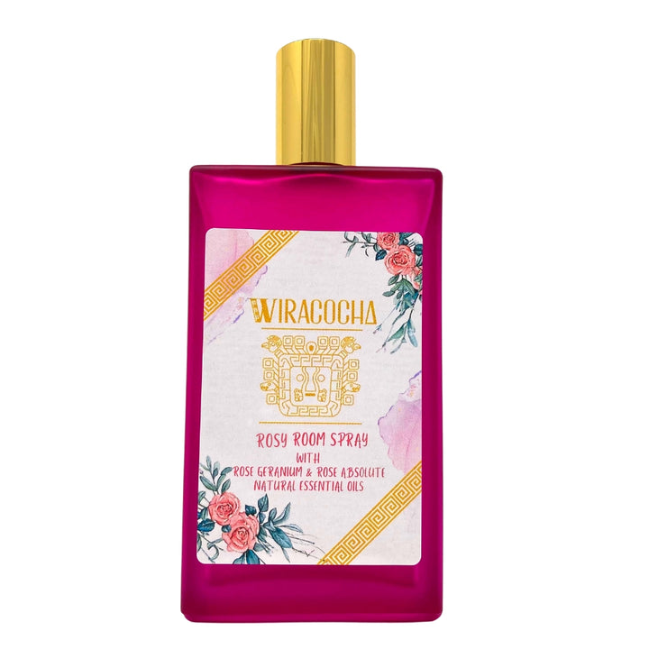 Rosy Room Spray | Natural Rose Essential Oil Air Freshener | Wiracocha