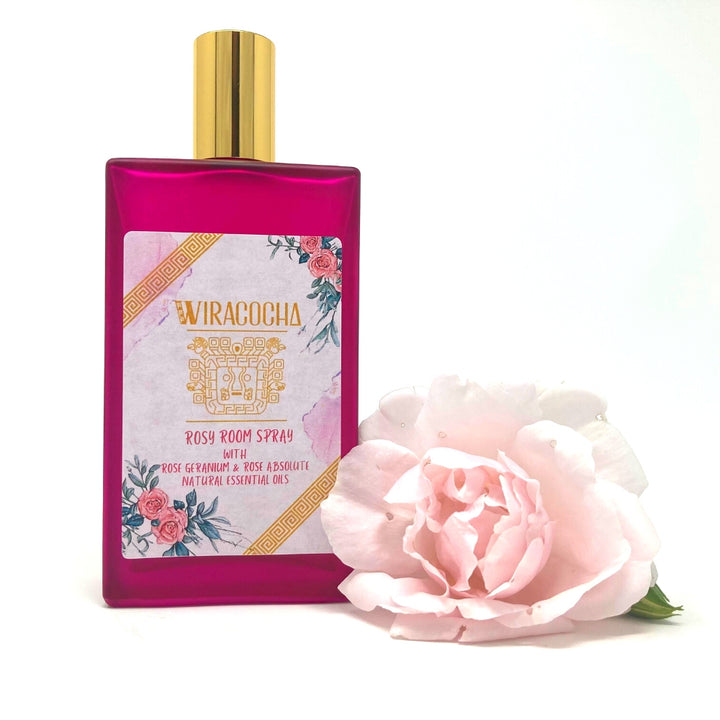  Spray | Natural Rose Essential Oil Air Freshener | Wiracocha