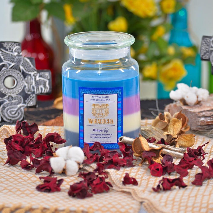 Illapa Sky | Soy Wax Candle With Natural Essential Oils | Wiracocha