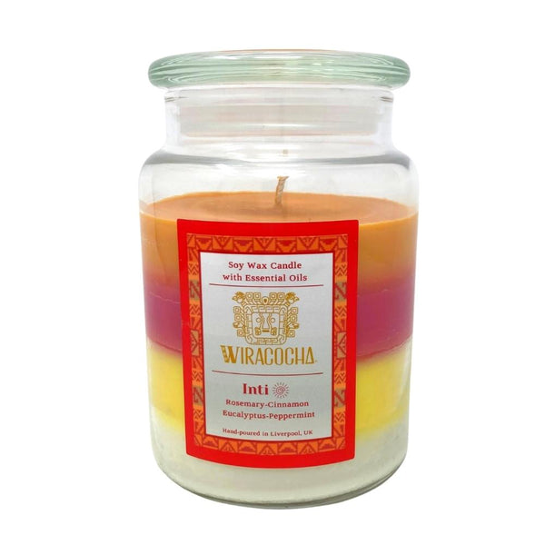 Inti Sun | Soy Wax Candle With Natural Essential Oils | Wiracocha