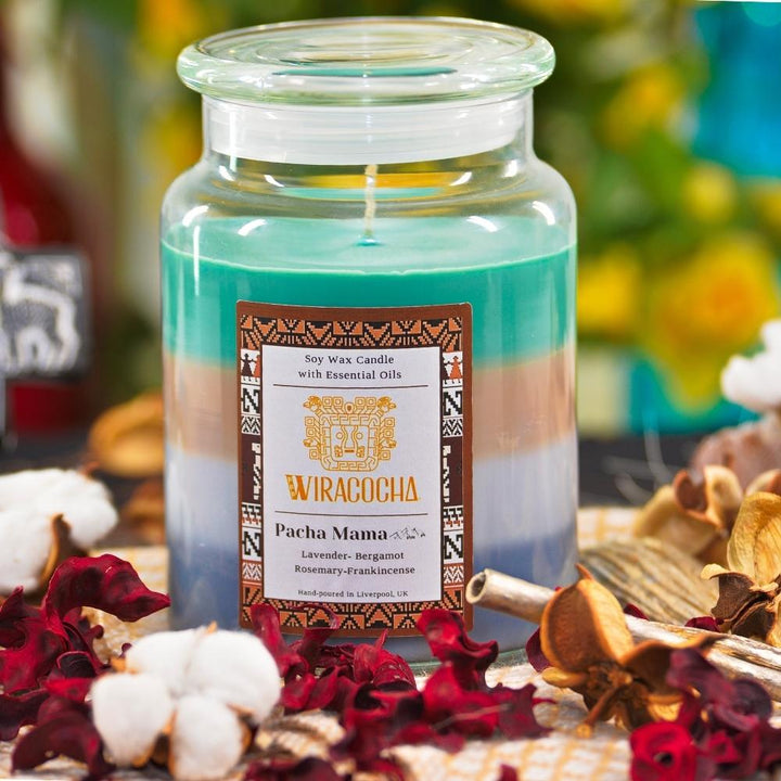 Pacha Mama | Soy Wax Candle With Natural Essential Oils | Wiracocha