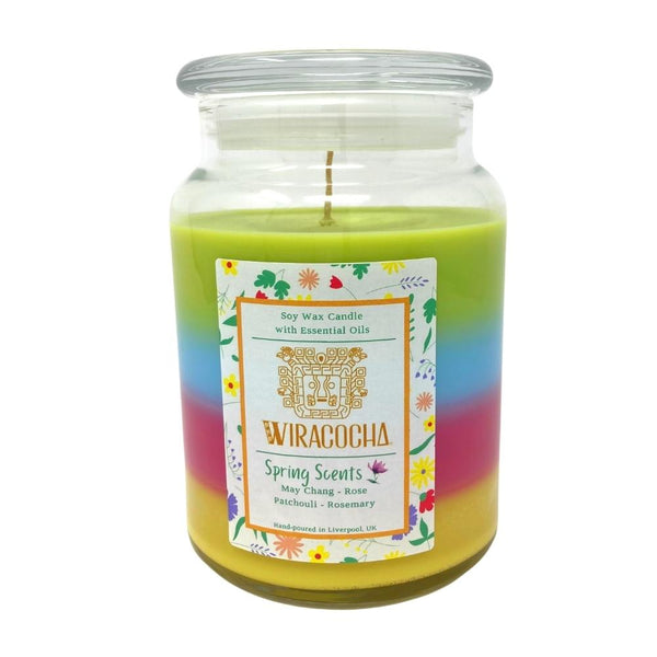 Spring Scents | Soy Wax Candle With Natural Essential Oils | Wiracocha