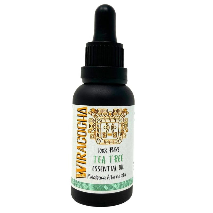 Native to Australia & used throughout the generations for its antimicrobial & antiseptic properties, making it ideal for treating acne & blemishes. Tea Tree's spicy & minty aroma gives it a unique uplifting fragrance. Natural essential oil in handy sized bottle with pipette for easy application. 30ml